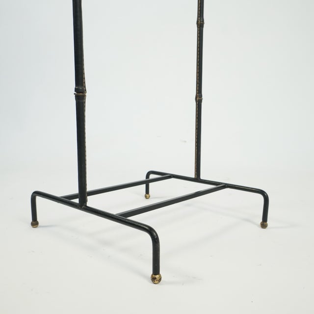 Metal Leather Dressboy by Jacques Adnet, 1950s For Sale - Image 7 of 8