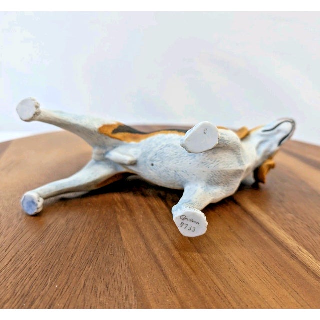 Ceramic Vintage MCM Andrea by Sadek Beagle Dog Figurine Japan For Sale - Image 7 of 8