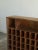 W45.5 D14 H49 Vintage bookcase structurally restored with original patinated finish. Unit features newly replaced areas of...