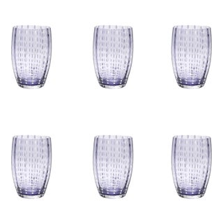 Perle Tumbler in Lavender - Set of 6 For Sale