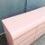 Postmodern Postmodern Pink Gloss Laminate Waterfall Dresser With Mirror For Sale - Image 3 of 8