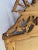 French Style Carved Wood Mantel Mirror With Garden Tools & Basket For Sale - Image 11 of 12