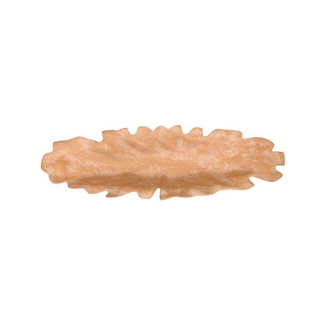 Orange Mustard Seed Ripple Bowl For Sale - Image 8 of 11