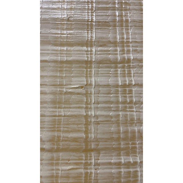 Rectangular floor lamp made of wood and resin. European Plug (up to 250V).The wiring of this item may be original and...