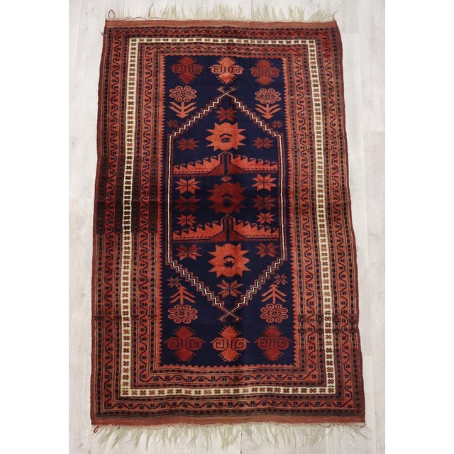 1950s Vintage Turkish Hand Knotted Rug, 1950s For Sale - Image 5 of 18