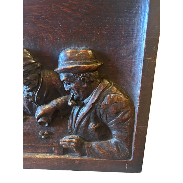 C 1900 Oak Carving For Sale - Image 4 of 6