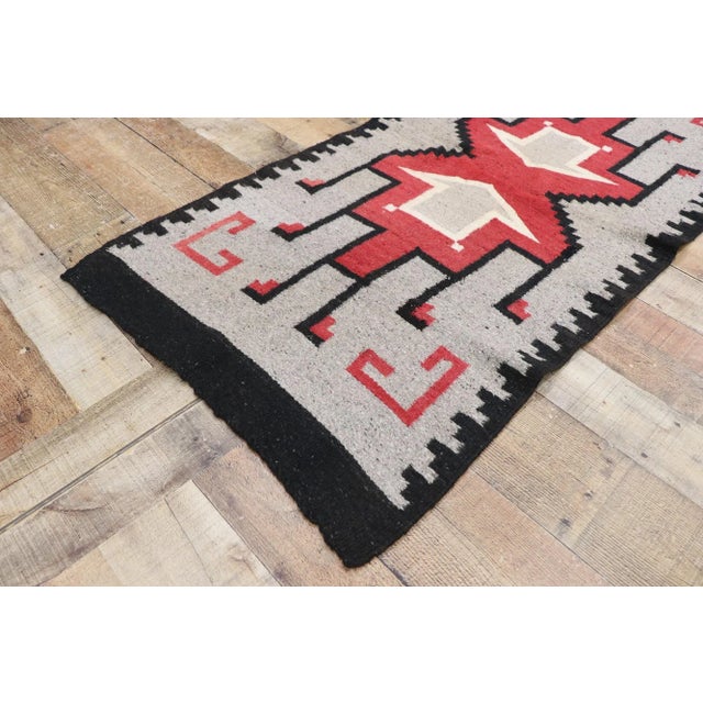 Vintage Klagetoh Navajo-Style Kilim Rug, 02'04 X 04'11 For Sale In Dallas - Image 6 of 9