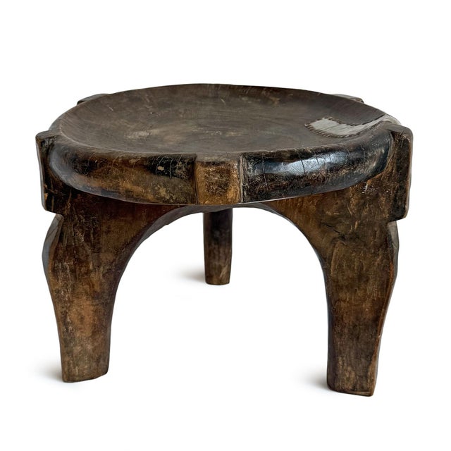 Modern Vintage Tanzania Tribal Hehe Stool For Sale - Image 3 of 6