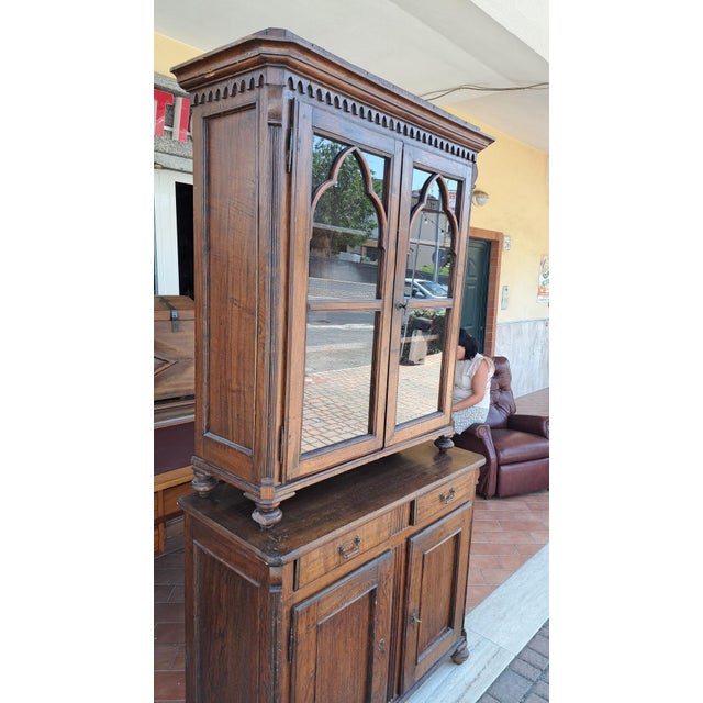 Antique Scottish Cupboard in Oak, 1800s For Sale - Image 3 of 6