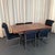 1970s Scandinavian Modern Rosewood Chrome Trestle Extension Dining Table For Sale - Image 4 of 12
