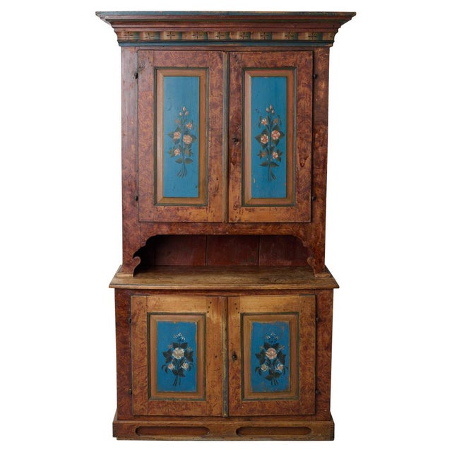 Northern Swedish Country House Cupboard with Original Paint For Sale - Image 13 of 13