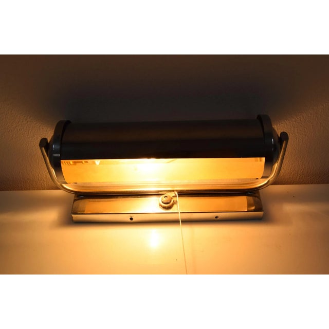Art Deco Tubular Wall Lamp, 1930s For Sale - Image 12 of 14