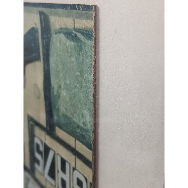 Attributed to Norma Spitzbart | Mid-Century Modern Mixed-Media Collage | Nyu & American University Provenance | C. 1965–1968 For Sale - Image 14 of 17