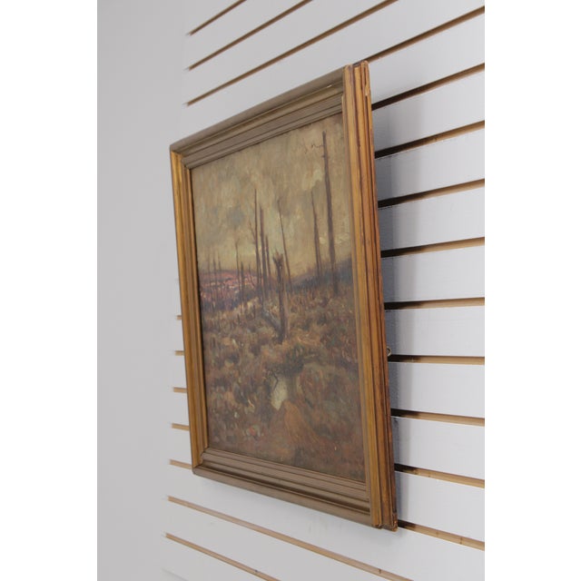 Age: C.1917 Details: Signed By A.Wieser (Germany) History WWI Work Of Art Original Vintage Condition Traditional Style...