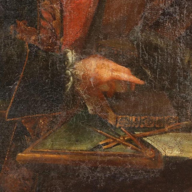 Portrait of a Gentleman, Oil on Canvas, Framed For Sale - Image 6 of 10