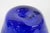 Mid 20th Century Hand Blown Art Glass Mini Pitcher Small Creamer Cobalt Blue Swirl Pattern For Sale - Image 10 of 15