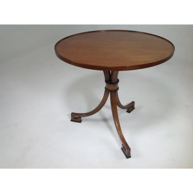 Mid-Century Modern Walnut Klismos End Table. Solid Walnut For Sale - Image 3 of 4