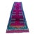 1930s Vintage Kurdish Tribal Herki Purple Runner Rug For Sale