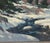 Late 20th Century Original John Loughlin 'new England Winter Stream Forest Landscape Oil Painting For Sale - Image 5 of 10