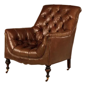 Classic English Style Tufted Club Chair