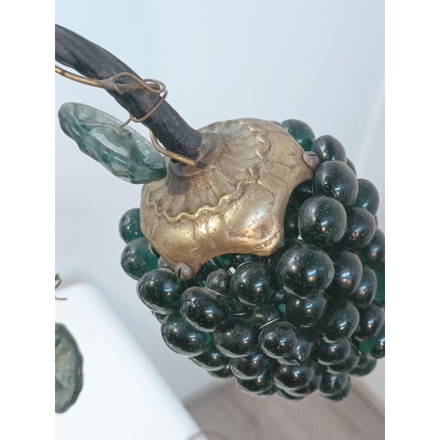 Murano Glass Grape Cluster Lamp, 1960s For Sale - Image 6 of 15