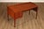 High Quality Vintage Teak Executive Desk with Dovetailed Drawers and Interior File Holder, Reverse with Open Display Shelf...