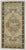 1960s Handknotted Washed Out Mini Rug For Sale - Image 4 of 4