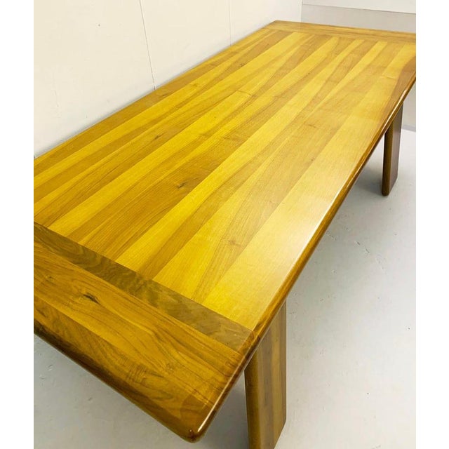 Walnut Dining Table by Mario Marenco, 1980s For Sale - Image 3 of 8