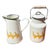 There is something irresistibly charming about old countryside enamelware, and this delightful duo captures that nostalgic...
