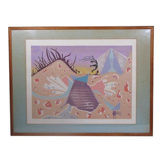 Limited Edition Print 3/10 - "I Know It's Time for Ritual but I Just Want to Fly" - Signed Reggae 1983 For Sale