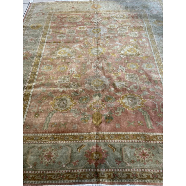 1980s Oushak Rug - 8'3" X 9'8" For Sale - Image 12 of 14