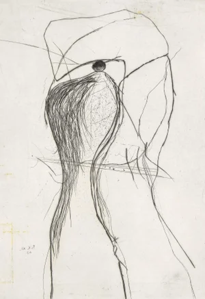 Rainer Maria Küchenmeister, Composition, Original Etching, 1963