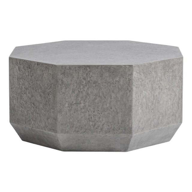 Modern Outdoor Octagon Coffee Table For Sale