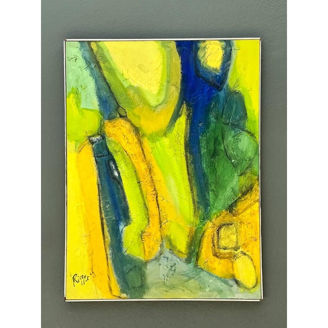 Rieger Signed Abstract Painting For Sale - Image 16 of 18
