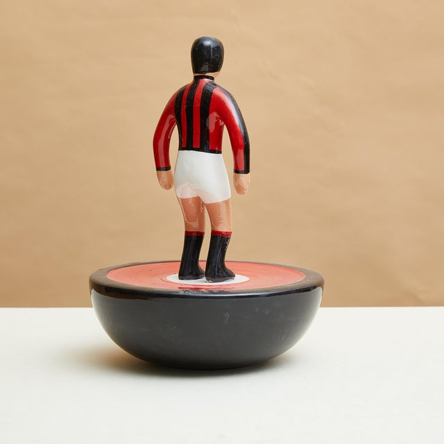 Subbuteo Ornament Sculpture in Double-Mold Ceramic from Artigianato Italiano, in Flawless conditions. Designed from 2000 I...