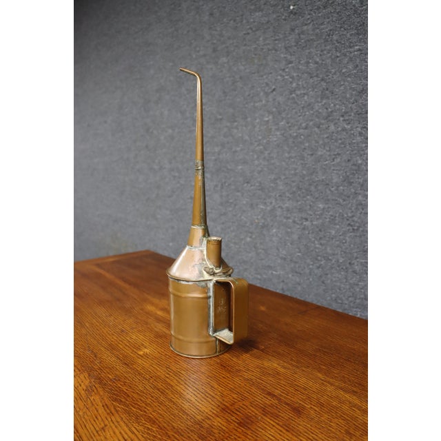 Antique Copper Oil Can by the Ludlow Manufacturing Company For Sale - Image 4 of 10
