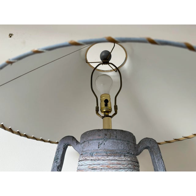 1980s 1980's Vintage Lee Reynolds Table Lamp With Shade/ Sold For Sale - Image 5 of 11