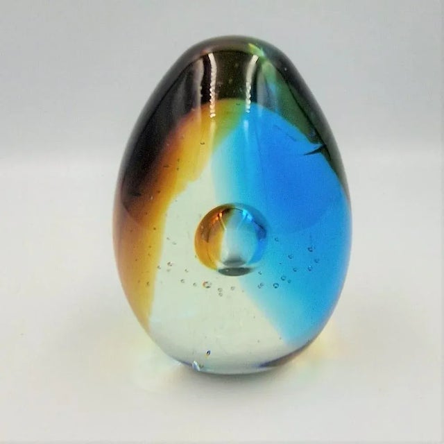 Paperweight in Multicolor Glass, 1960s For Sale - Image 4 of 6