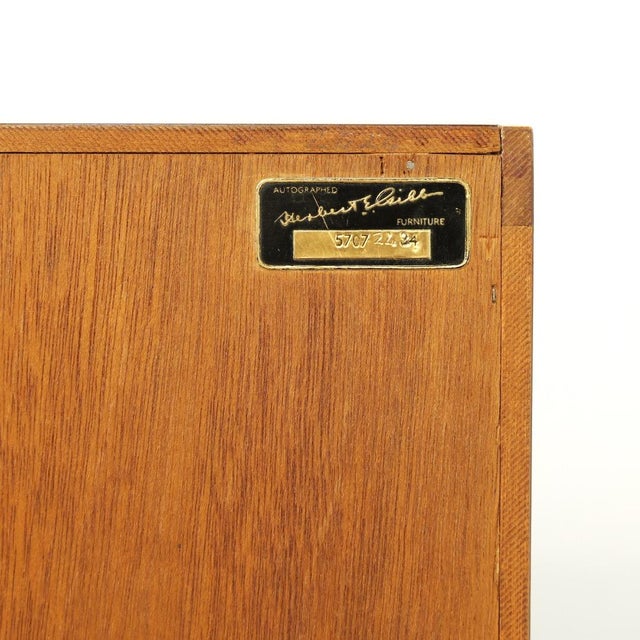 1960s Mid Century Secretary Desk by Herbert E. Gibbs For Sale - Image 14 of 14