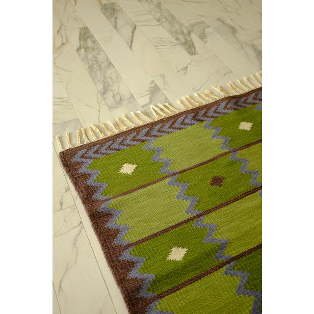 Vintage "Garden" Rug by Berit Koenig Woelfer For Sale - Image 9 of 16