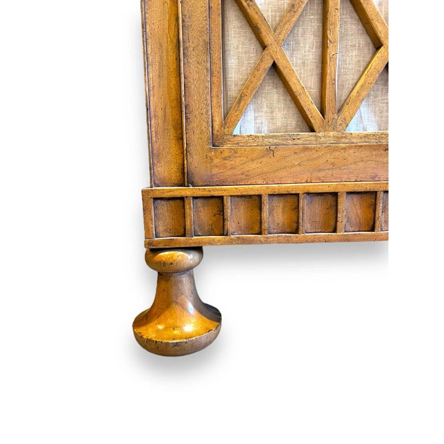 Wood Art Deco Style Armoire For Sale - Image 7 of 12