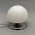 Modern Space Age Glass Table Lamp in Metal and Chrome For Sale - Image 3 of 10