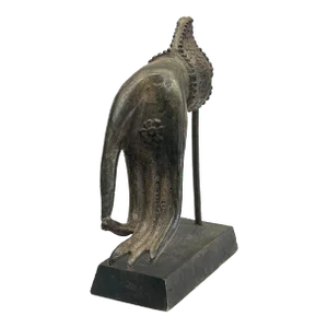 Vintage Metal Vitarka Mudra Posture Buddha Hand Display Art