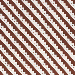 Schumacher Zeppelin Fabric in Brown