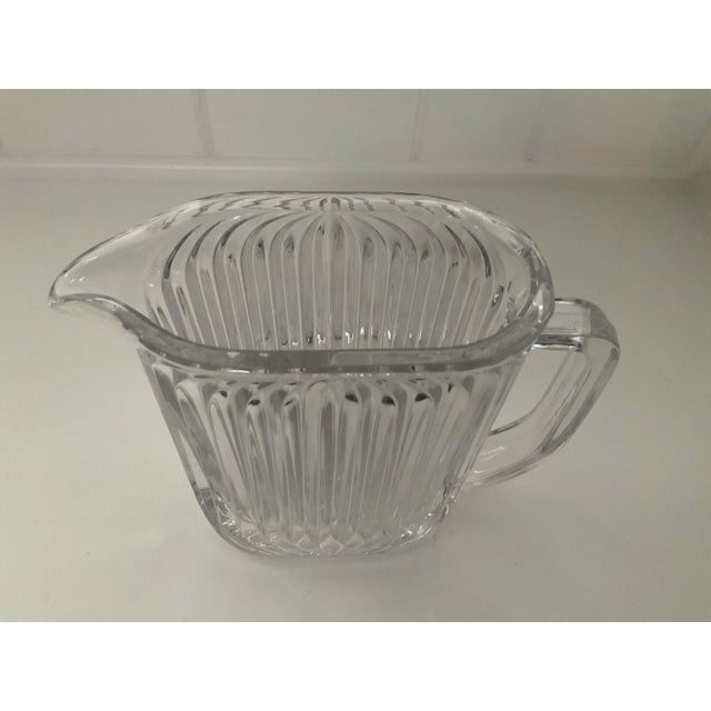 Contemporary Contemporary Cut Crystal Pitcher For Sale - Image 3 of 11