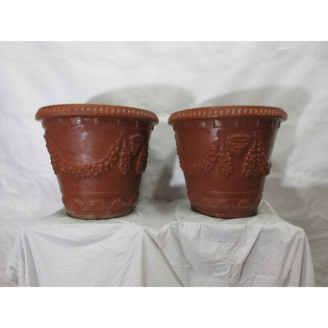 Garden Pots Large Italian - Set of 2 For Sale - Image 13 of 13