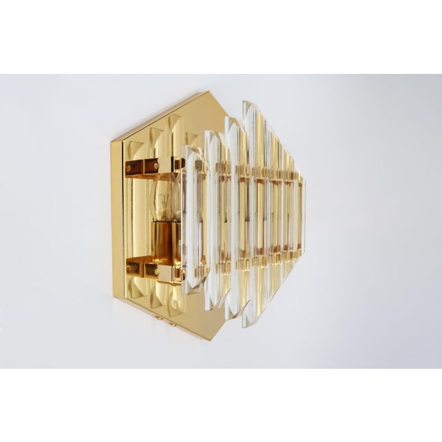 Mid-Century Modern Vintage Hollywood Regency Wall Lamp from Honsel, 1990s For Sale - Image 3 of 9