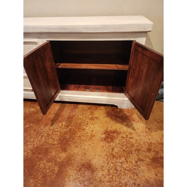 Big White Credenza For Sale - Image 4 of 11