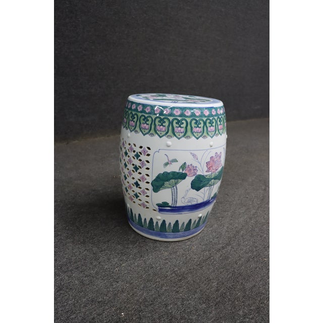 Chinoiserie Porcelain Garden Stool For Sale In Philadelphia - Image 6 of 7