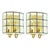 Mid-Century Modern German Glass Wall Lights from Limburg, 1960s, Set of 2 For Sale - Image 11 of 11